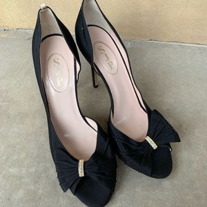 SJP Sarah Jessica Parker black heels Sz 40